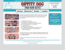 Tablet Screenshot of dippity-dog.com